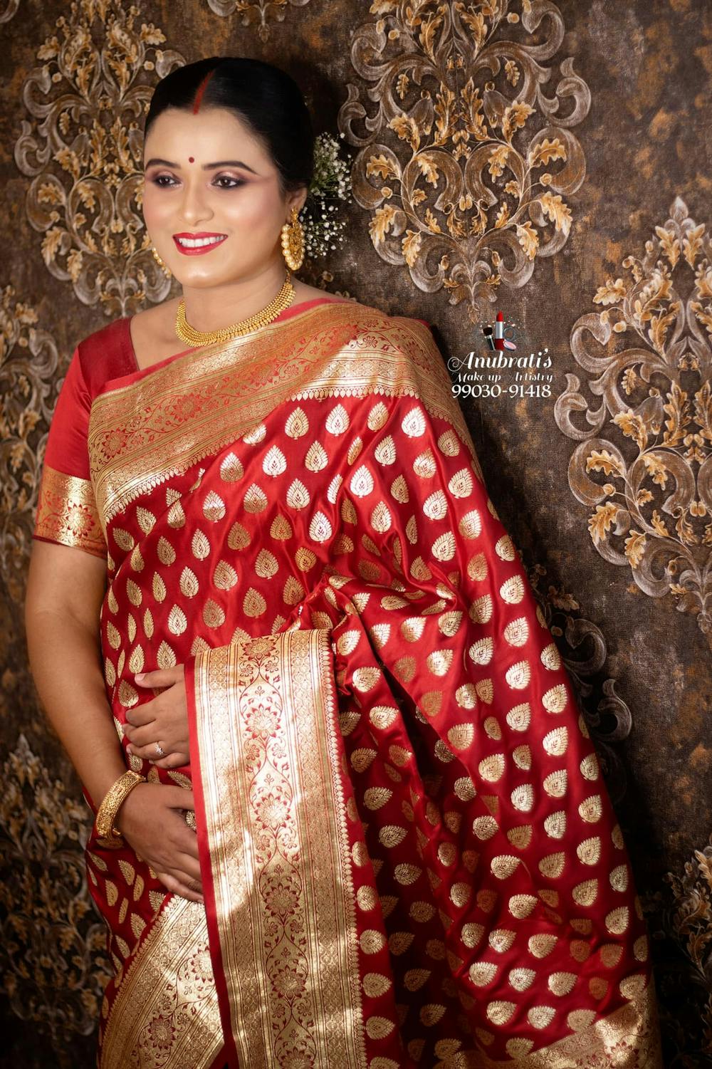 Banarasi sarees for Bengali reception ceremony