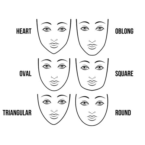 heart oval face shape