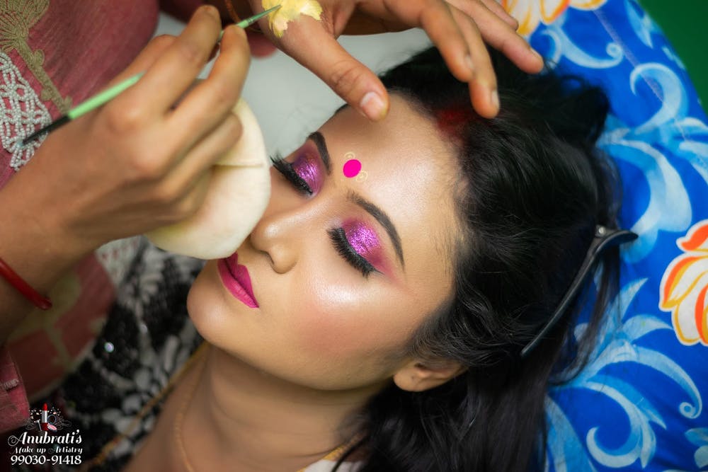 bridal makeup for winter