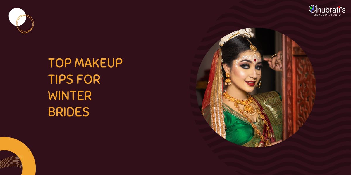 Top 13 Makeup Tips For Winter Brides - blog poster