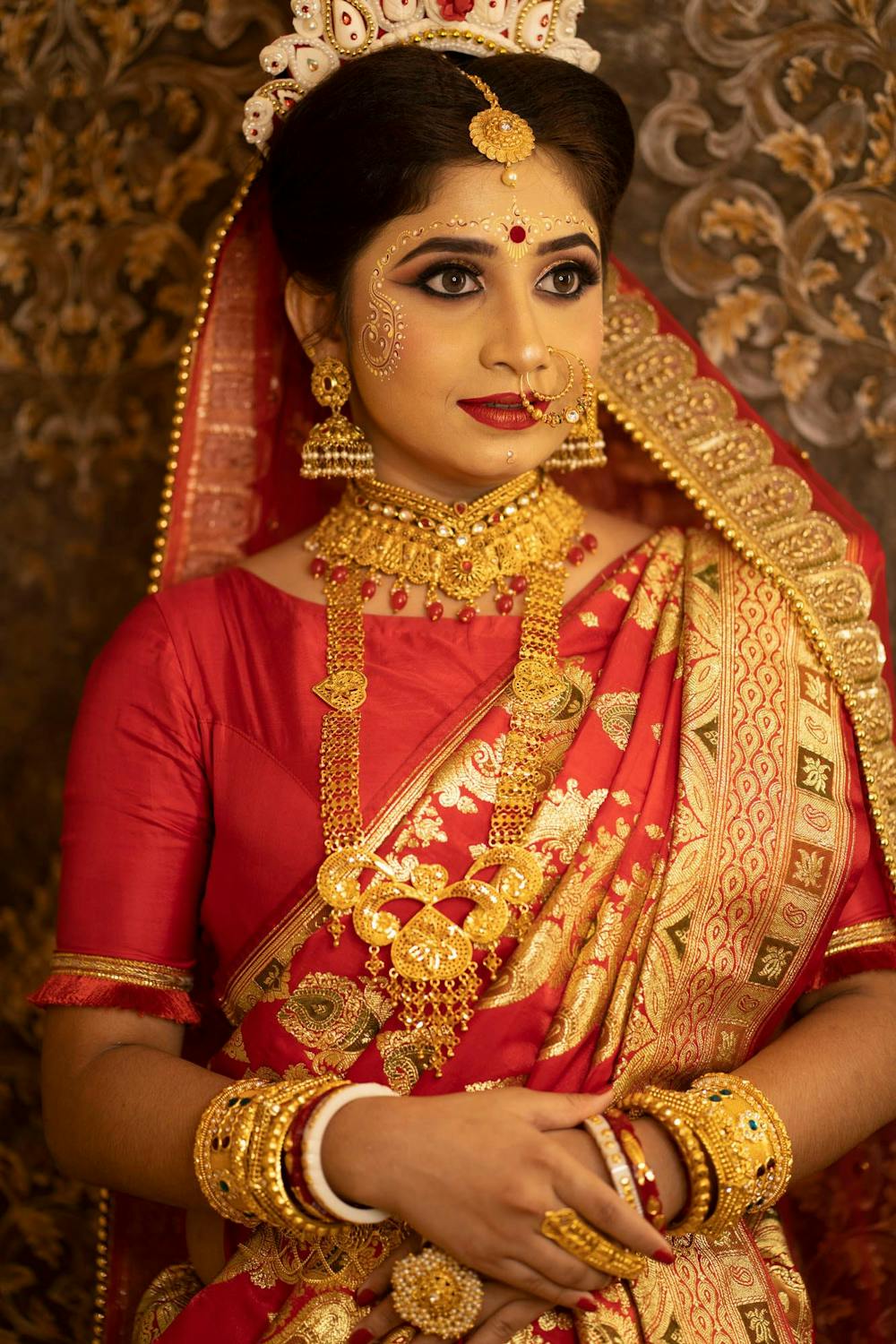 Dramatic Bengali Bridal Makeup
