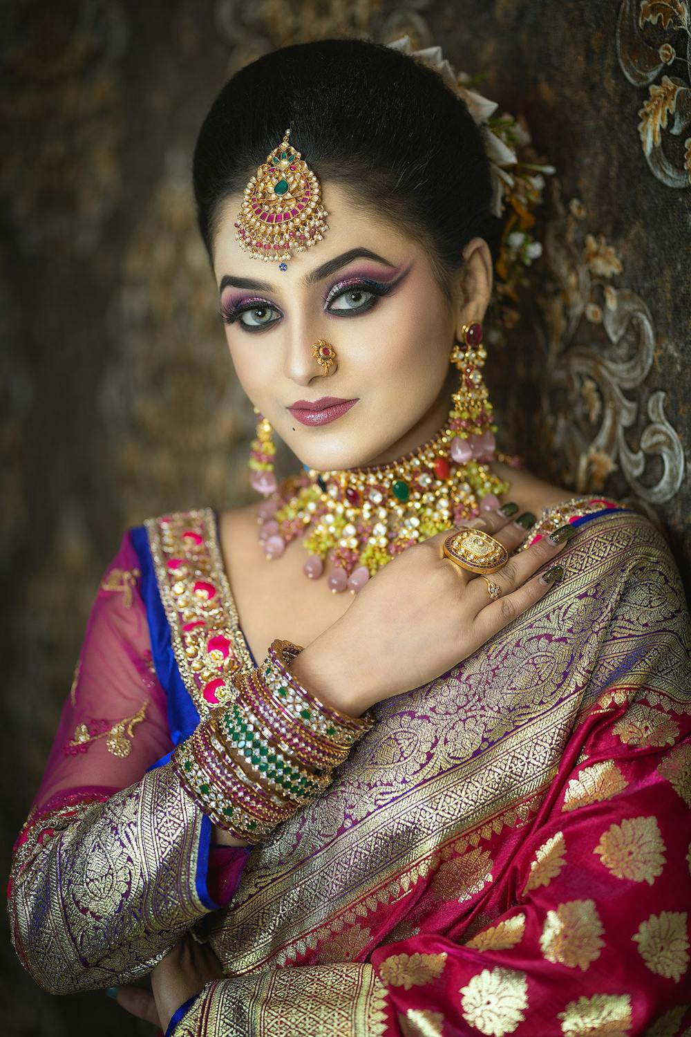 enchanting makeup look for pre-wedding