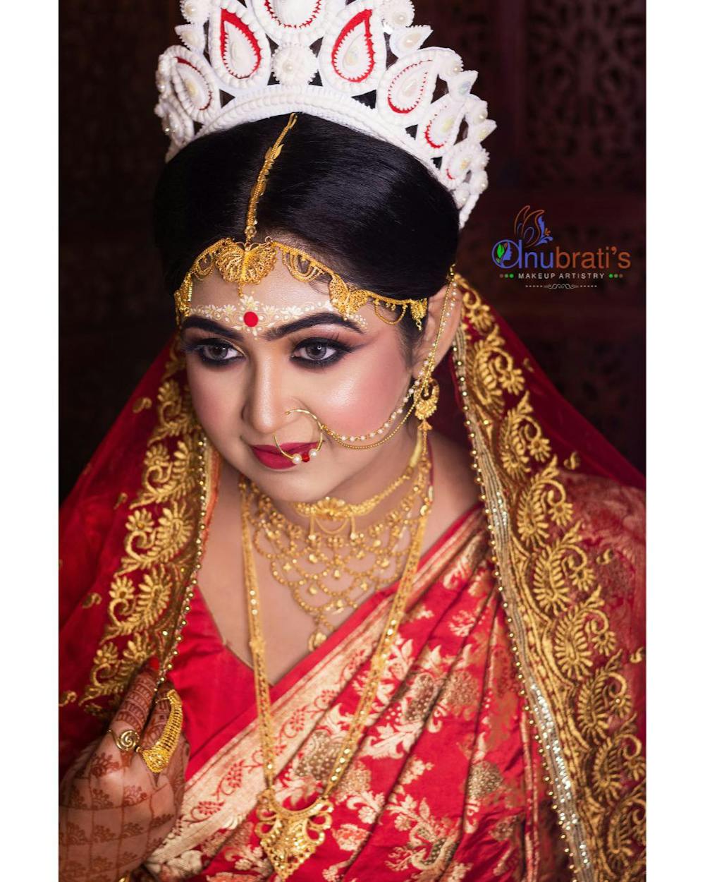 latest bridal chandan bindi design