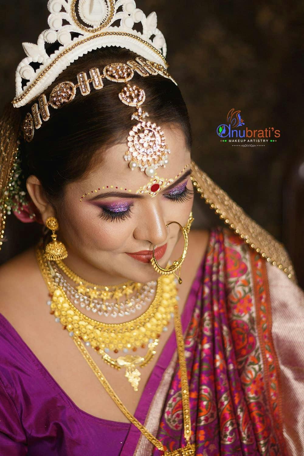 Banarasi sarees for Bengali reception ceremony