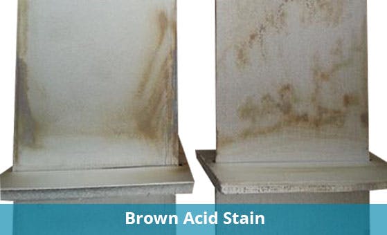 Stainless Steel Bowmac Bracket Acid Stain