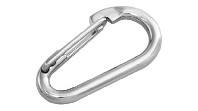 Stainless Spring Hook with Eyelet - Anzor Fasteners