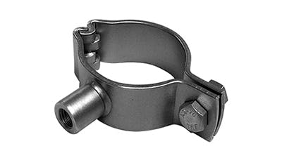 Stainless Pipe Clamp with Boss