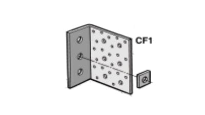 CF1 Galvanised Concrete Fixing Cleat