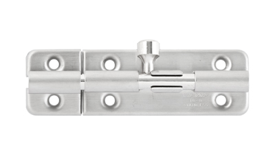 Stainless Barrel Bolt with Brass Pin