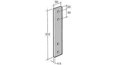 Galvanized Brace Strap B85