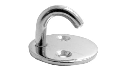Stainless Round Eye Pad with Hook