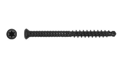 Black Coloured Stainless Steel Cladding Screw