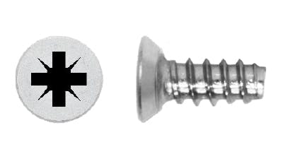 Csk Truncated Self Tapping Screw with Type B Tip