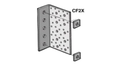 CF2X Galvanised Concrete Fixing Cleat