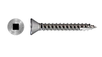 Stainless Csk Square Self Tapping Screw with T17 Tapper