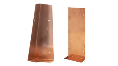 Copper Corner and Flat Soakers