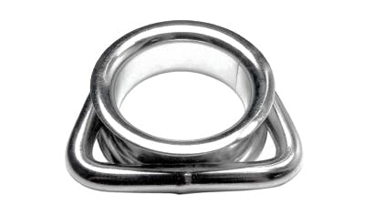 Stainless D Ring with Thimble