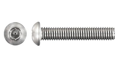 Stainless Steel Button Socket Machine Screw