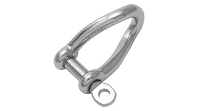 Stainless Twist D Shackle