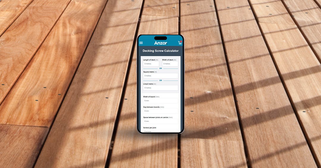 Build Your Deck Faster With Our Decking Screw Calculator