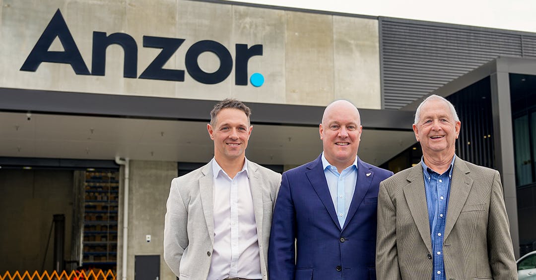 Anzor Welcomes Prime Minister Christopher Luxon to East Tamaki Branch