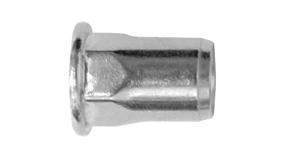 Stainless Rimmed Hex Threaded Inserts