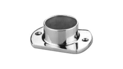 Stainless Handrail Oval Base Plate for 2 Inch Tube