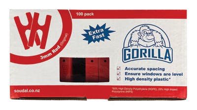 Gorilla 3mm Red H Packers