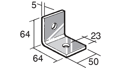 Stainless Bowmac Angle Bracket
