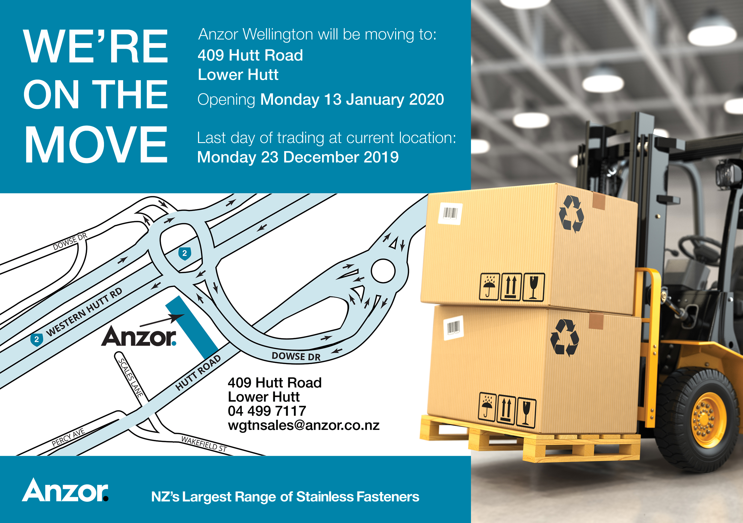 Our Wellington Branch is Moving!