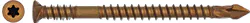 Stainless Bronze Coloured Hardwood Decking Screw with Spear Tip