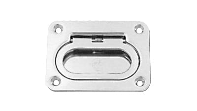 Stainless Large Rectangle Spring Lift Handle