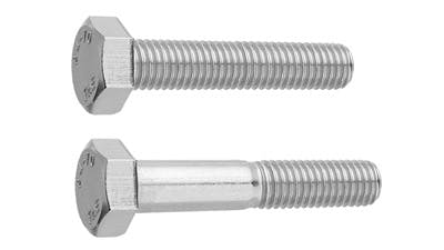 Stainless Steel and Galvanised Hex Setscrew and Bolt