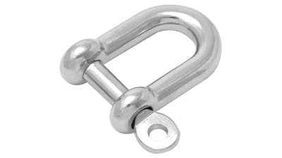 Stainless Standard D Shackle