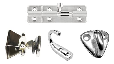 Stainless Cabin and Deck Hardware