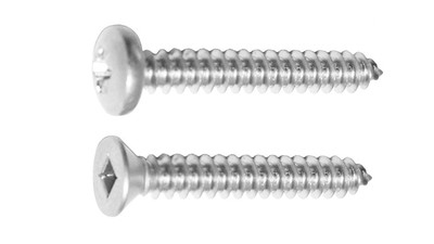 x50 4mm x 30mm 8g x 1 1//4 Stainless PIN TORX COUNTERSUNK Self Tapping Screws