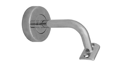 Stainless 2 Inch Handrail Wall Support Mirror Finish