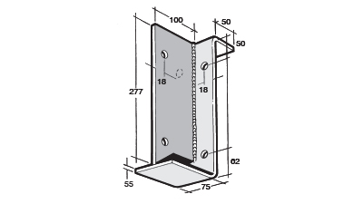Galvanized Bowmac Beam Support Bracket B99