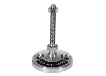 A Justafoot All Stainless Steel Bolt Down Feet