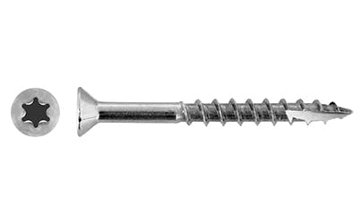 Stainless Countersunk 6 Lobe Particle Board Screw