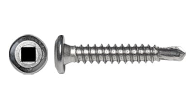Stainless Square Drive Wafer Self Drilling Screw