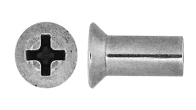 Stainless Steel Countersunk Phillips Barrel Nuts