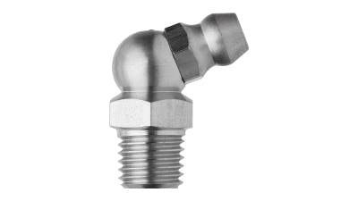 45 Degree Stainless Grease Nipple