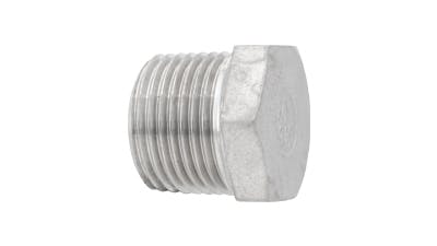 NPT Stainless Hex Plug