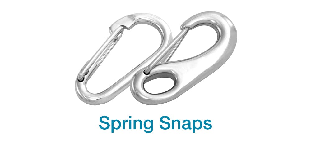 Stainless Steel Spring Hooks and Snaps