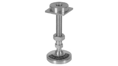 Stainless Heavy A Justa Foot Base