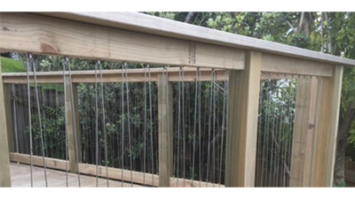 Stainless Steel Wire Balustrade Rusting and Cleaning