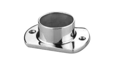 Stainless Handrail Oval Base Plate for 2 Inch Tube