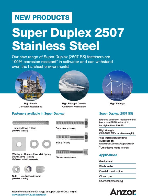Super Duplex Stainless Steel Engineering Flyer