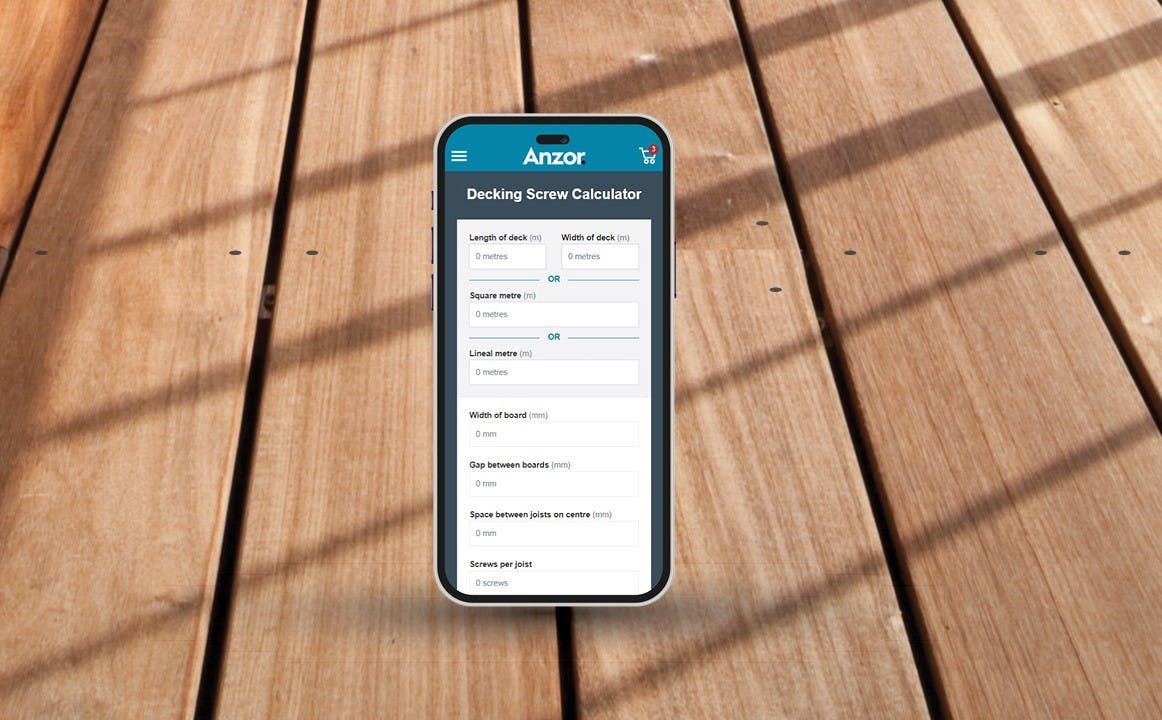 Build Your Deck Faster With Our Decking Screw Calculator